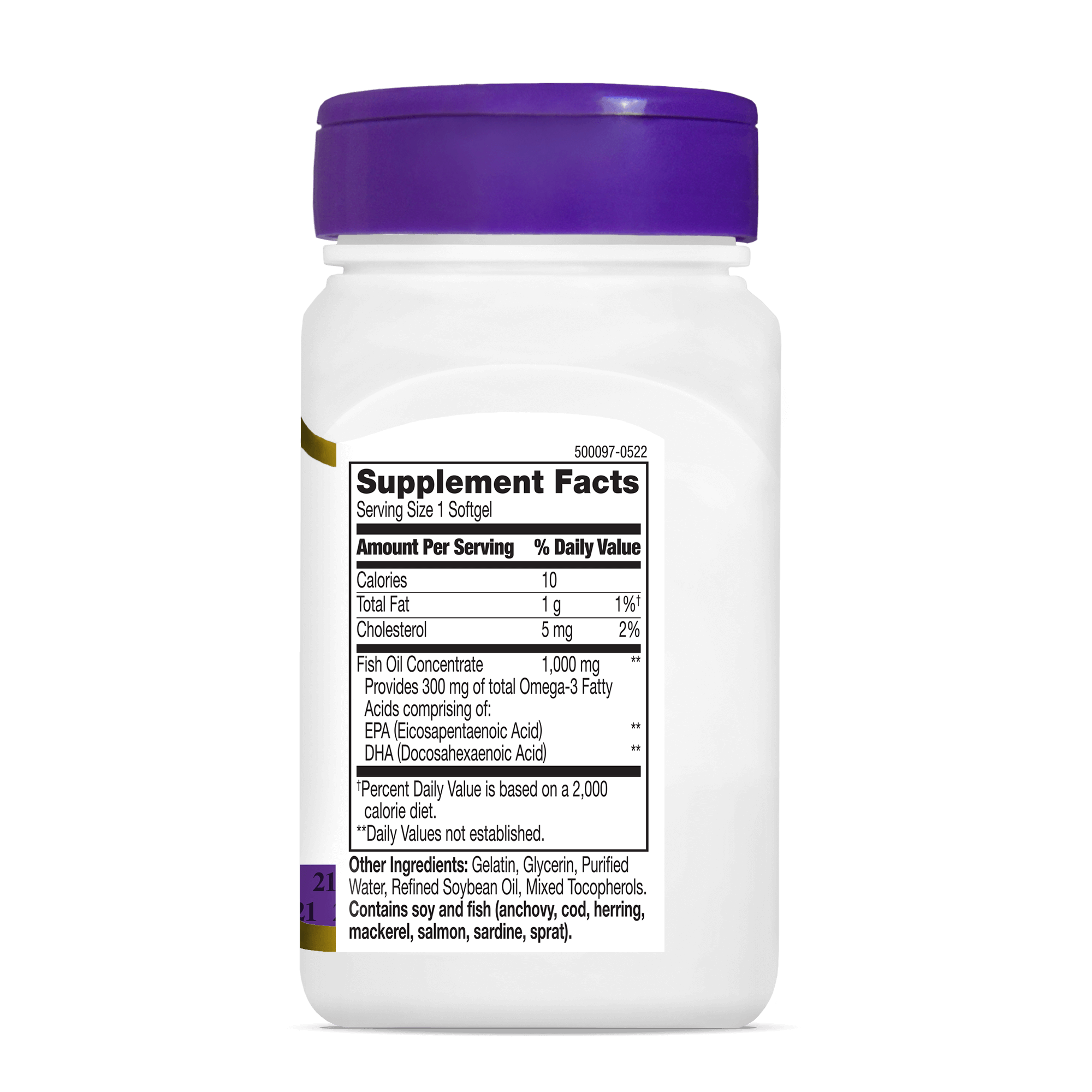 21st Century Fish Oil 1000 Mg-(60 Softgels) - Image 3