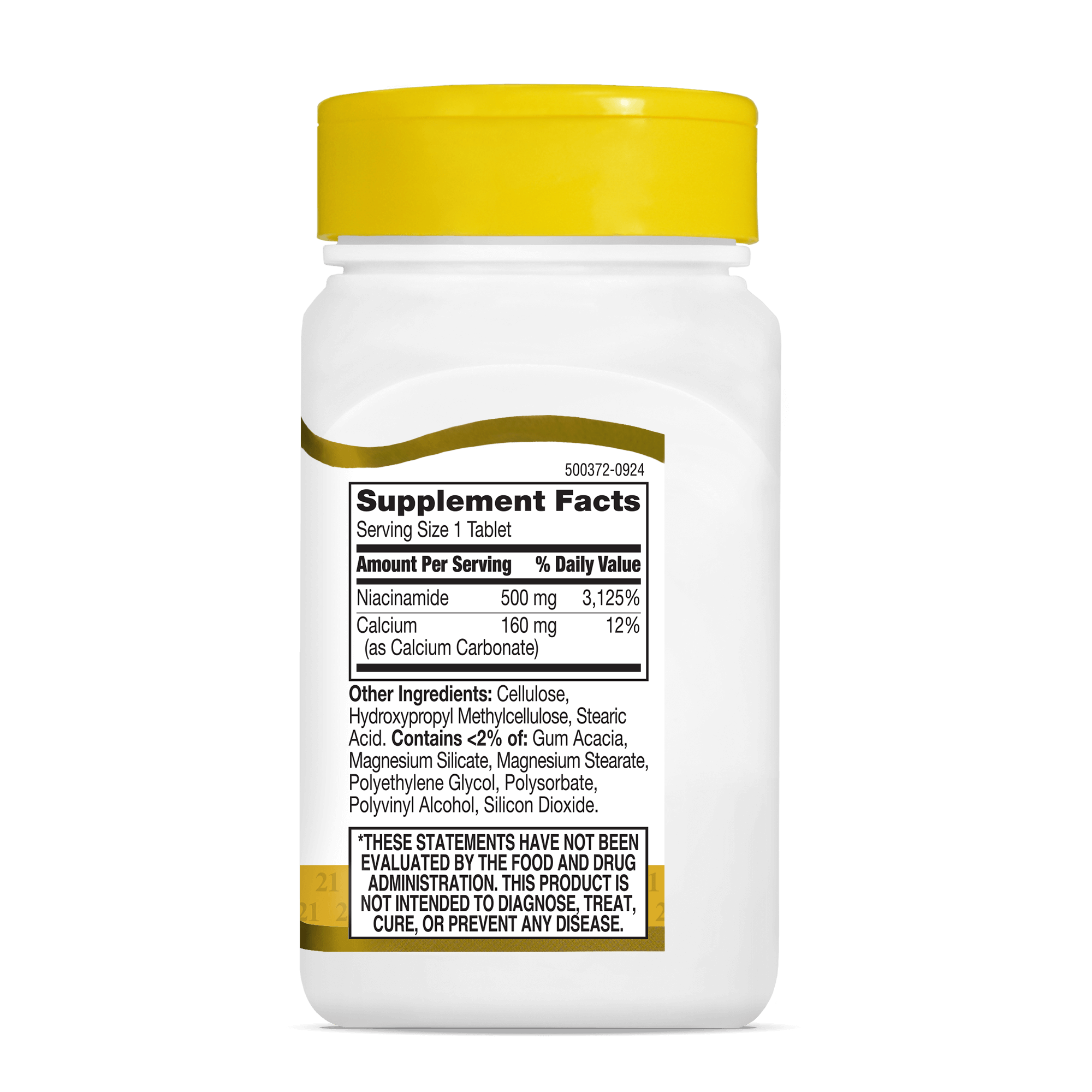 21st Century Niacinamide 500 mg Prolonged Release -(110 Tablets) - Image 3