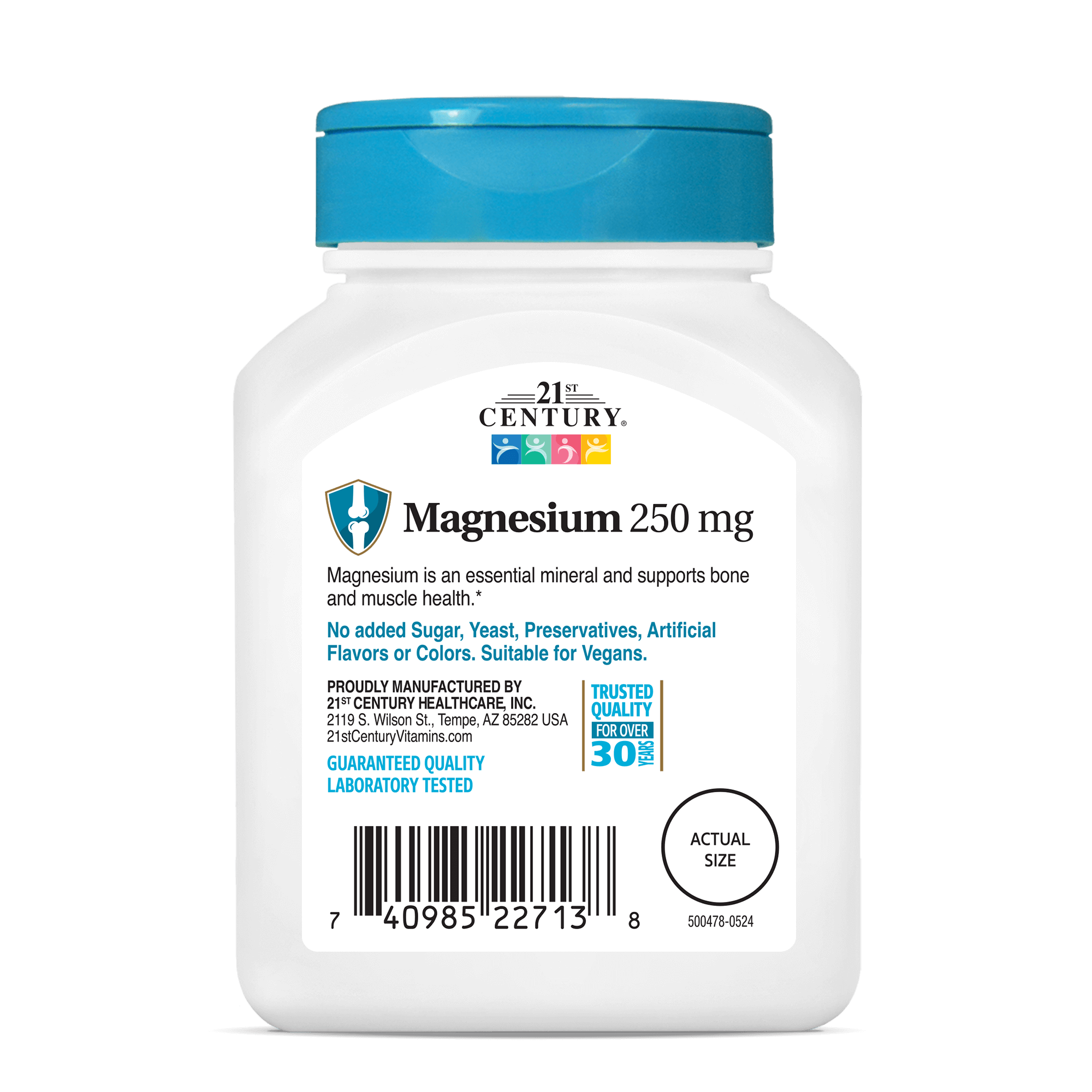 21st Century Magnesium 250mg-(110 Tablets) - Image 4