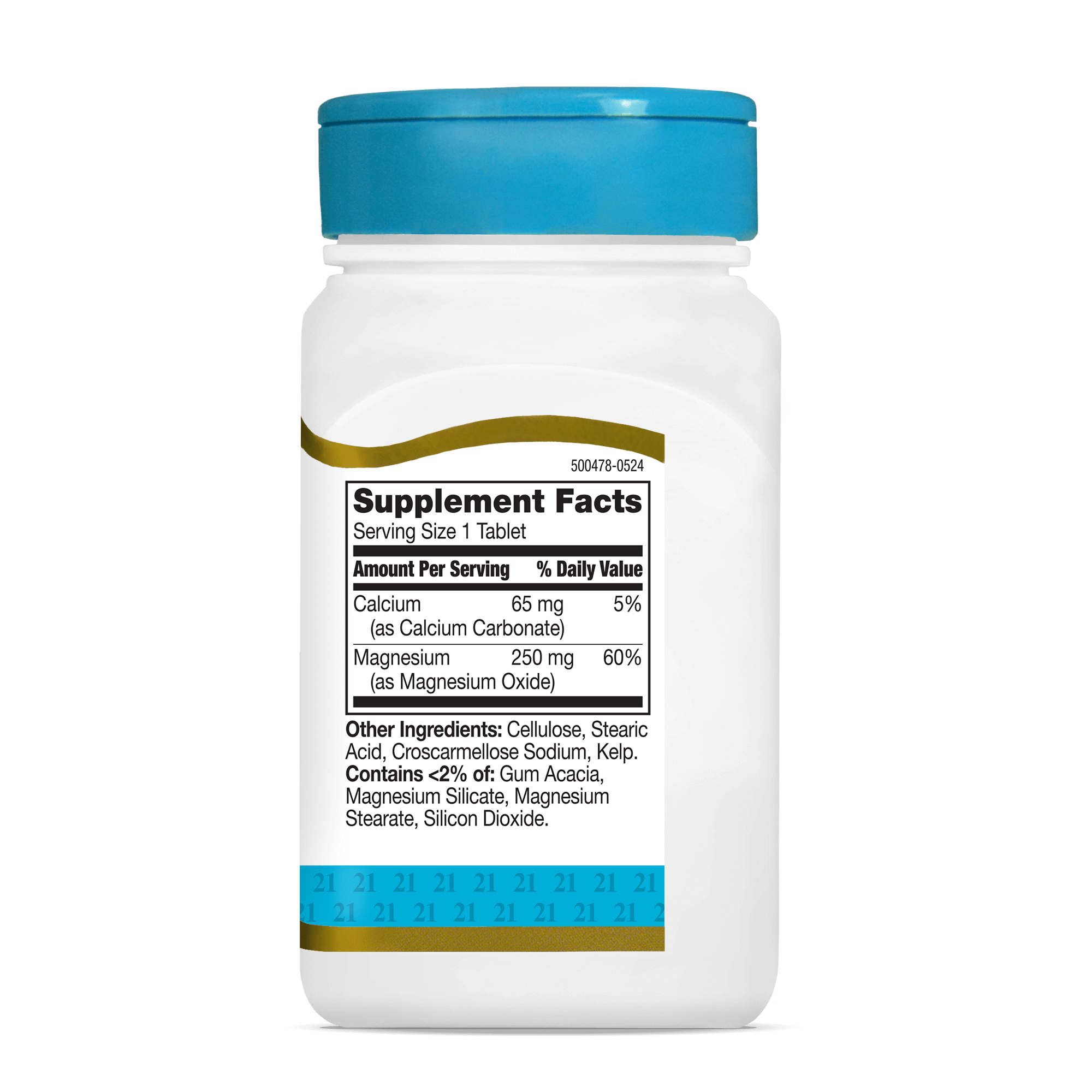 21st Century Magnesium 250mg-(110 Tablets) - Image 3