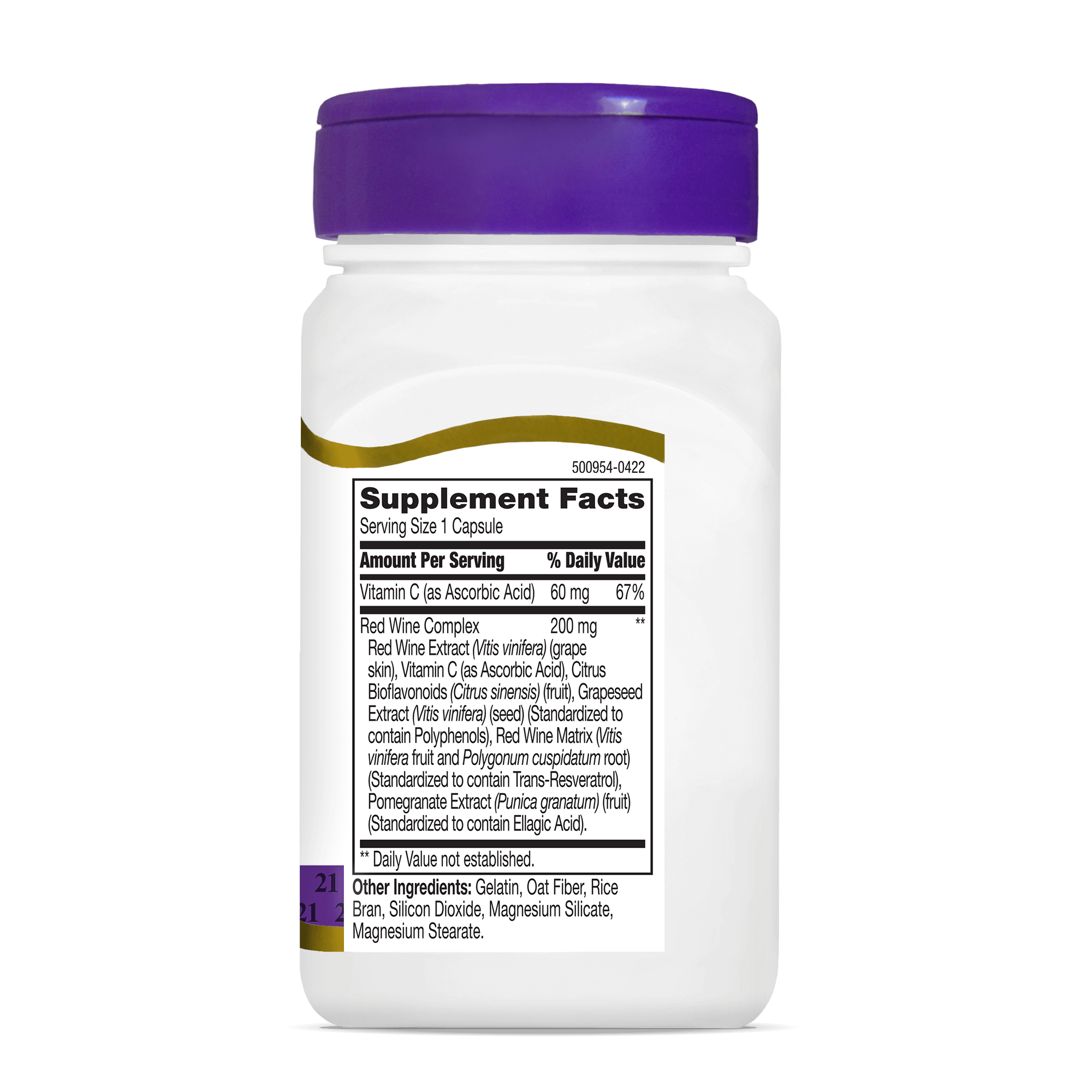 21st Century Resveratrol Red Wine Extract Capsules-(90 Capsules) - Image 3