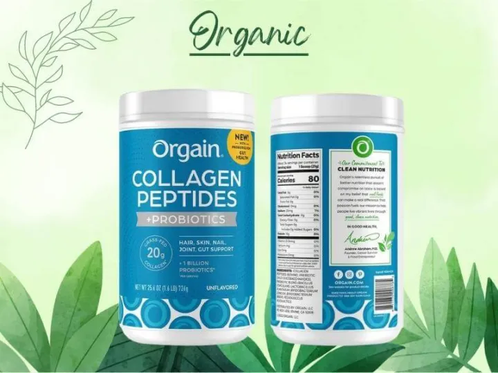 Orgain Collagen Peptides + Probiotics, Unflavored 726 gm - Image 2