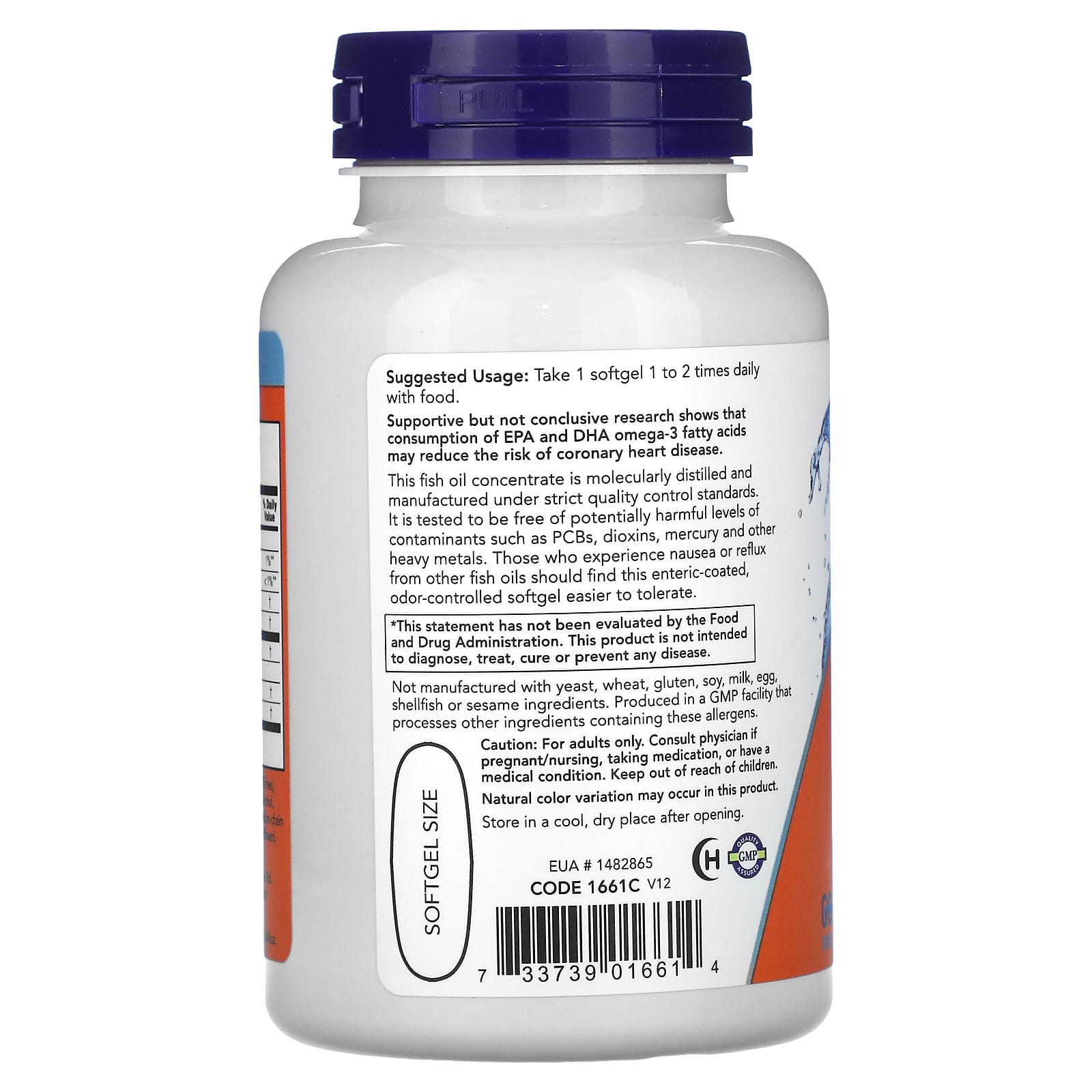 NOW Foods, Ultra Omega-3 Fish Oil (90 Softgels) - Image 3
