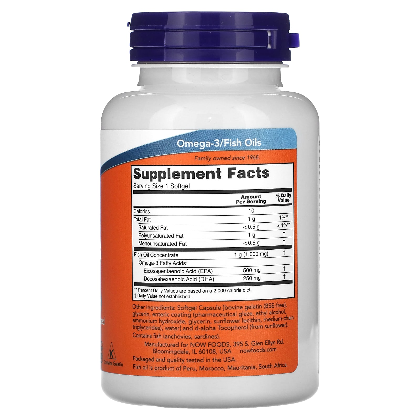 NOW Foods, Ultra Omega-3 Fish Oil (90 Softgels) - Image 2