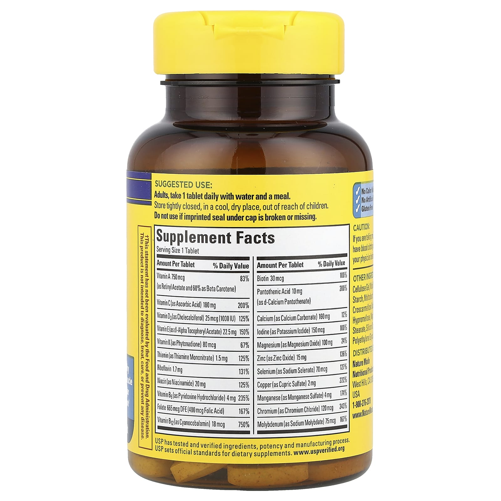 Nature Made Multi for Him – (90 Tablets) - Image 2