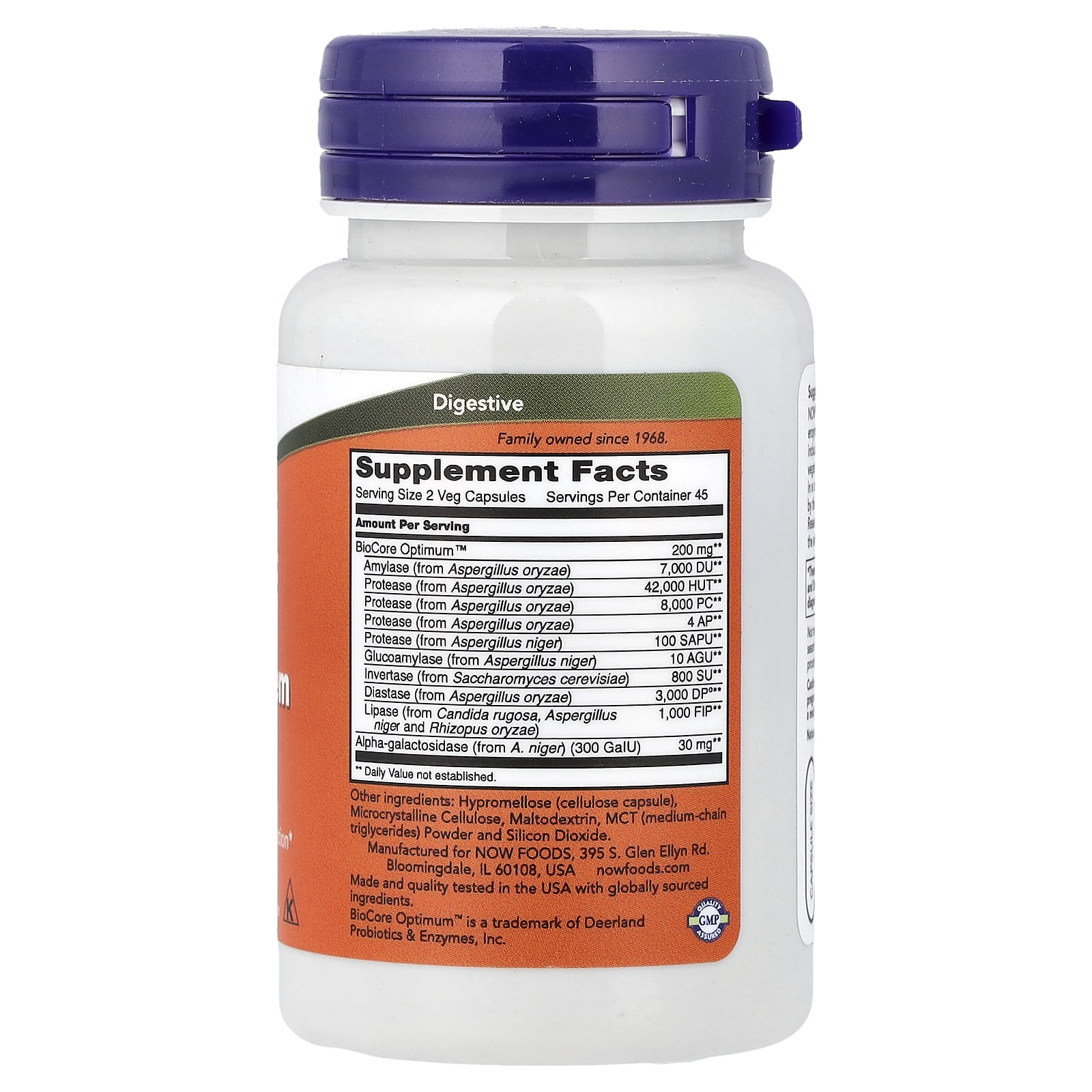 NOW Foods Optimal Digestive System –(90 Veg Capsules) - Image 2