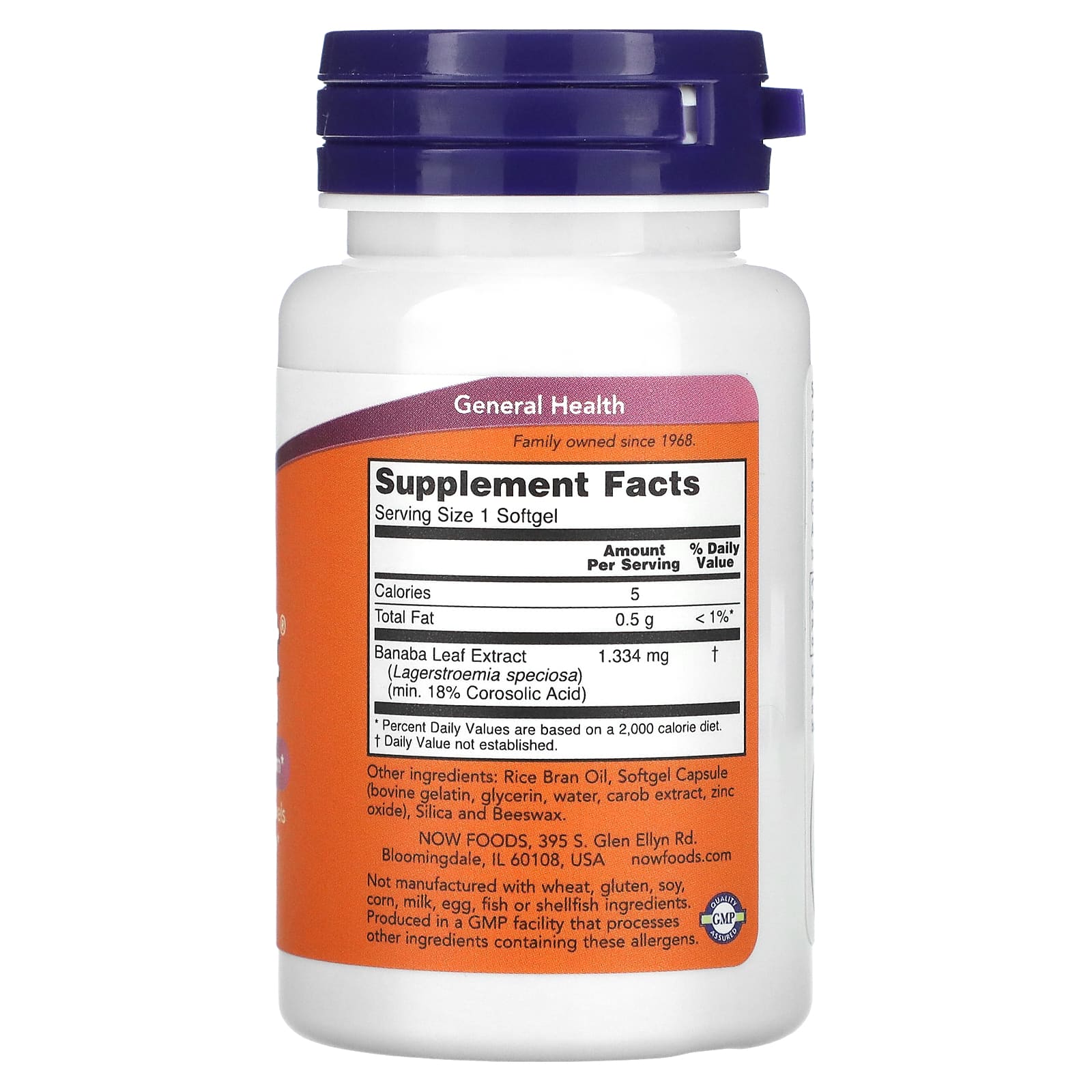 NOW Foods GlucoFit-(60 Softgels) - Image 2