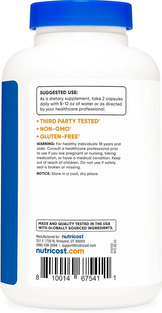 Nutricost L-Citrulline 1500mg-(180 Capsules) - Image 3