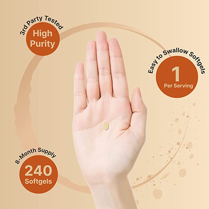 Naturebell Vitamin D3 (5,000 IU) + K2 (100 mcg) – (240 softgels) - Image 4