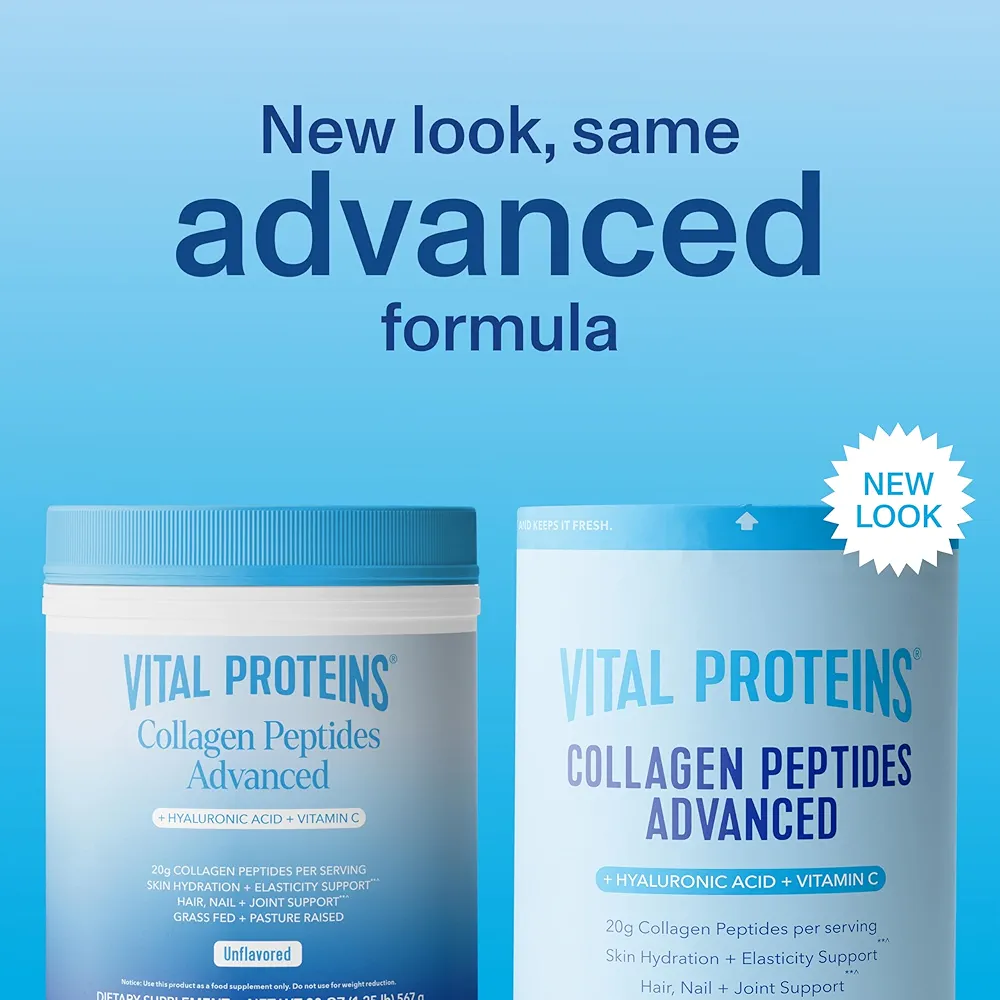 Vital Proteins Collagen Peptides Advanced Unflavoured – 567gm - Image 3