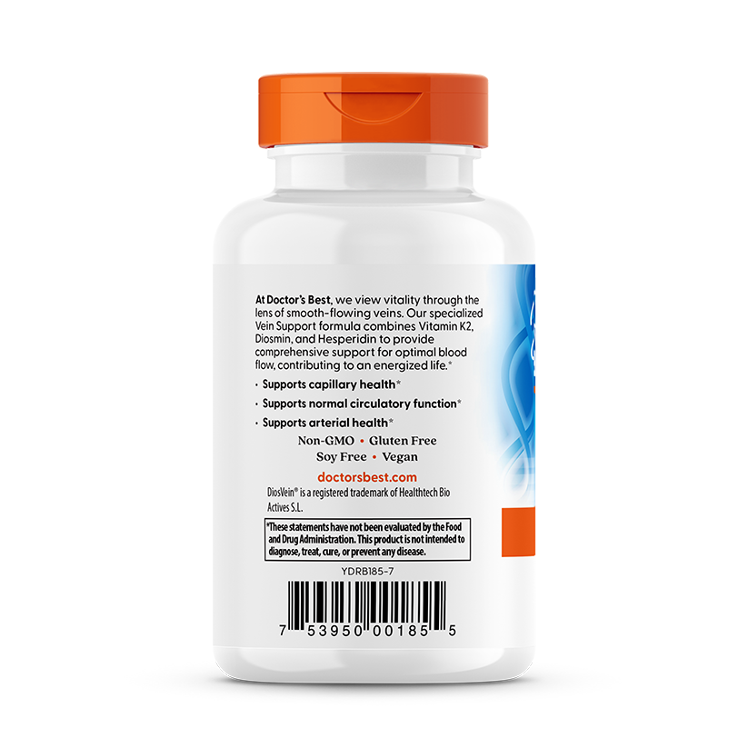 Doctors Best Vein Support-(60 Veggie Caps) - Image 3