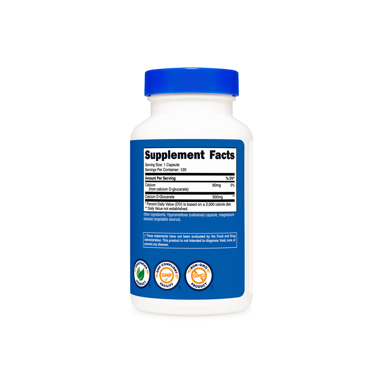 Nutricost Calcium D-Glucarate -(120 Capsules) - Image 2