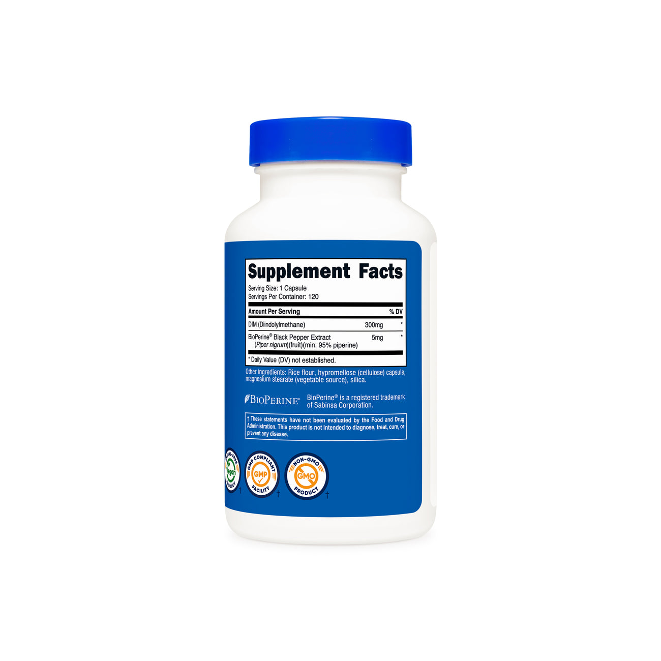 Nutricost DIM (120 Capsules) - Image 2