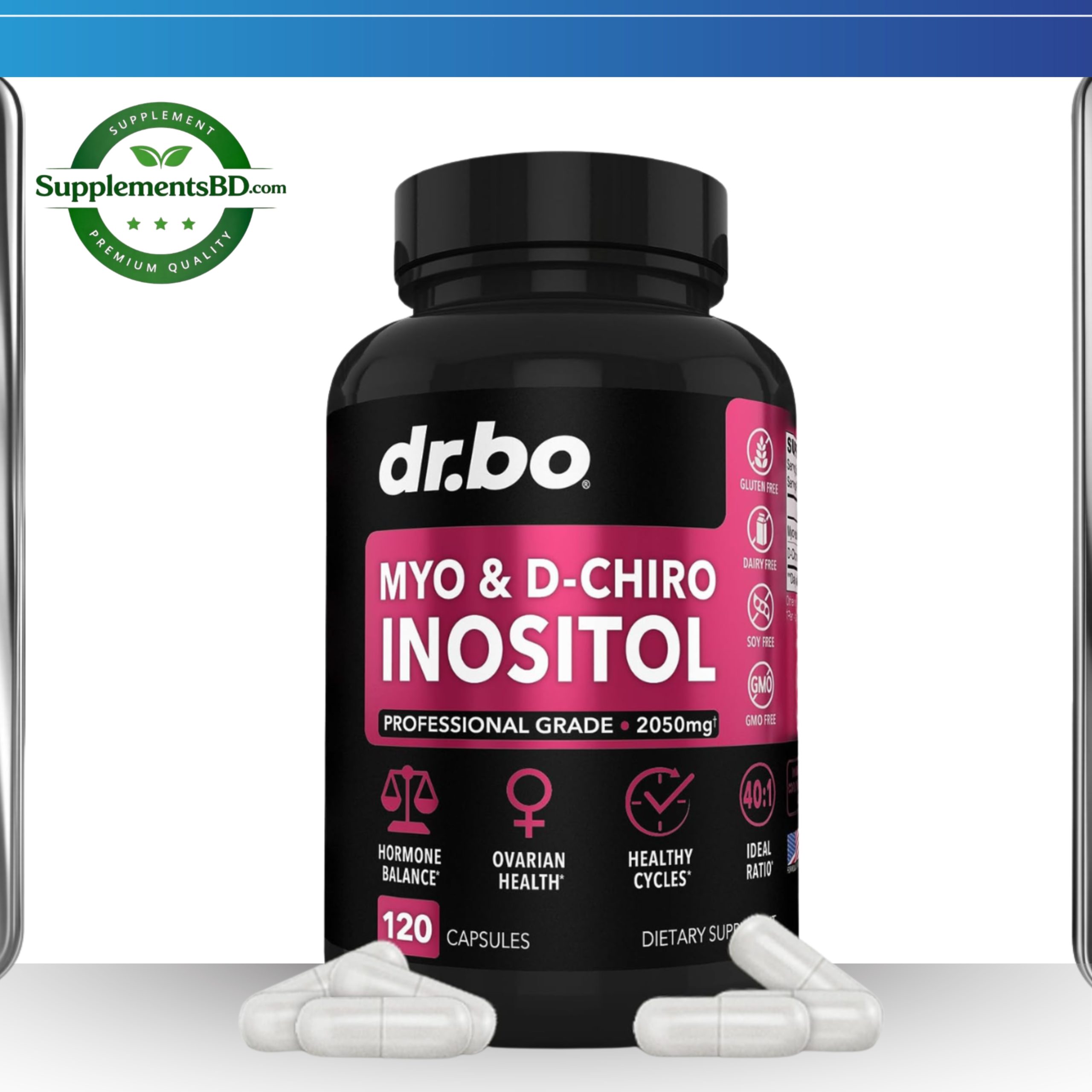 Dr. Bo Myo D-Chiro INOSITOL 120 (capsules)