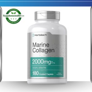 Horbaach Marine Collagen Peptides 2000 mg (180 Coated Caplets)