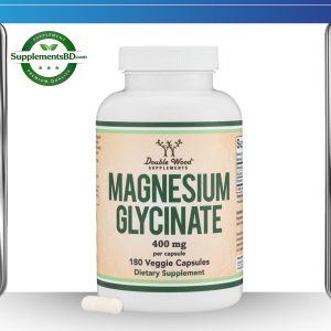 Double Wood Magnesium Glycinate (400 mg) – 180 Veggie Capsules