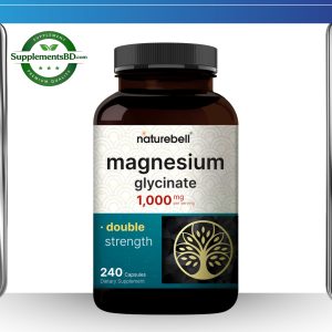 Naturebell Magnesium Glycinate 1,000 mg– (240 Capsules)