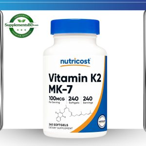 Nutricost Vitamin K2 MK-7 100 mcg, (240 Softgels)