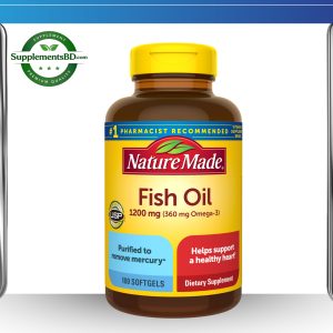 Nature Made® Fish Oil 1200 mg (360 mg Omega-3) – 100 Softgels
