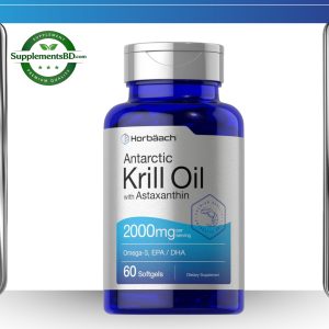 Krill Oil 2000mg per serving ( 60 Softgels)