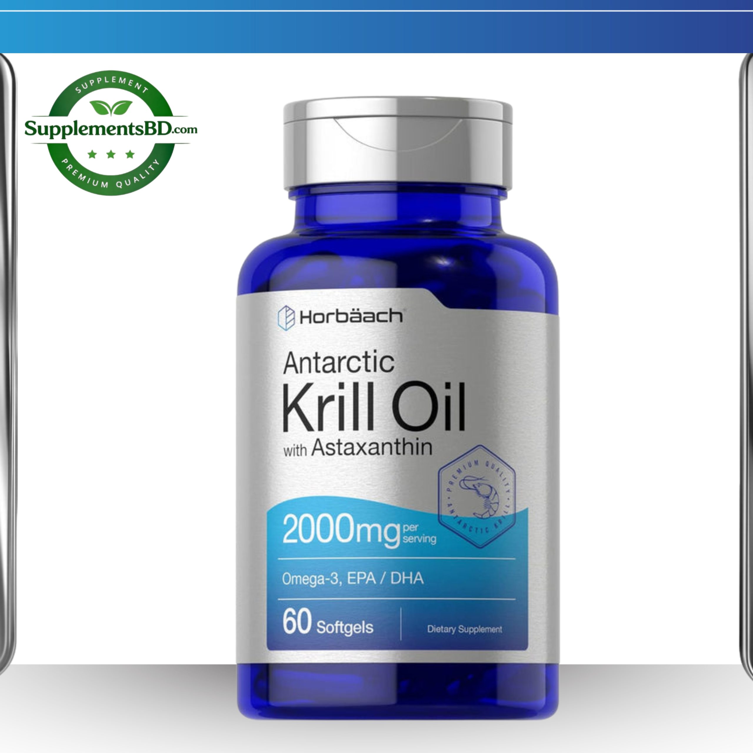 Krill Oil 2000mg per serving ( 60 Softgels)