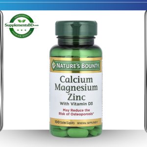 Nature’s Bounty Calcium Magnesium Zinc with Vitamin D3 – 100 Caplets