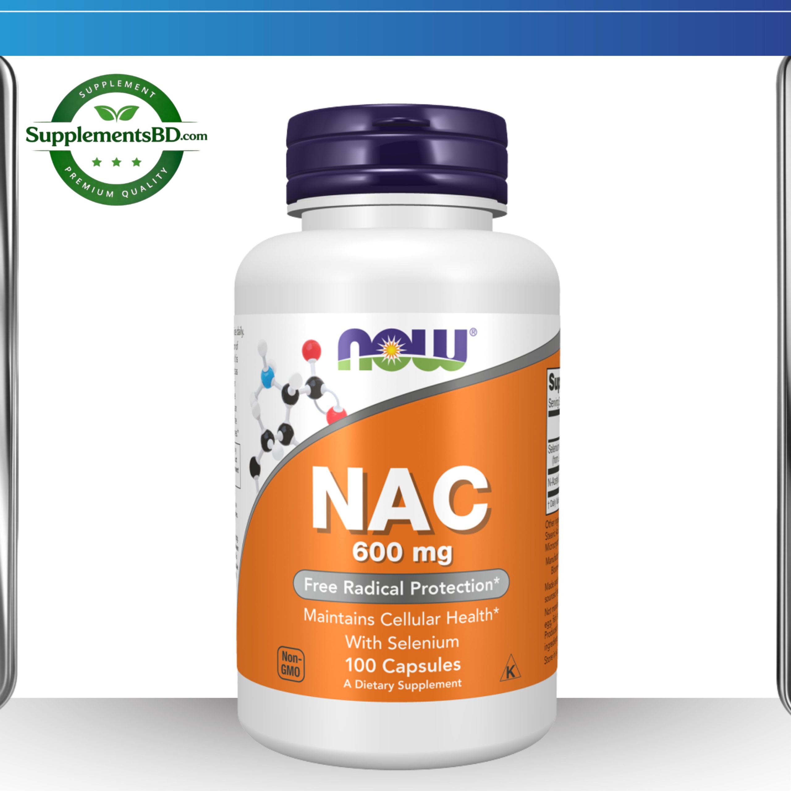 Now NAC (600 mg) – (100 Veg Capsules)