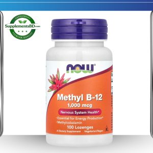 NOW Foods Methyl B-12, 1,000 mcg (100 Lozenges)