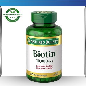 Nature’s Bounty Biotin (10,000 mcg) – (250 Softgels)