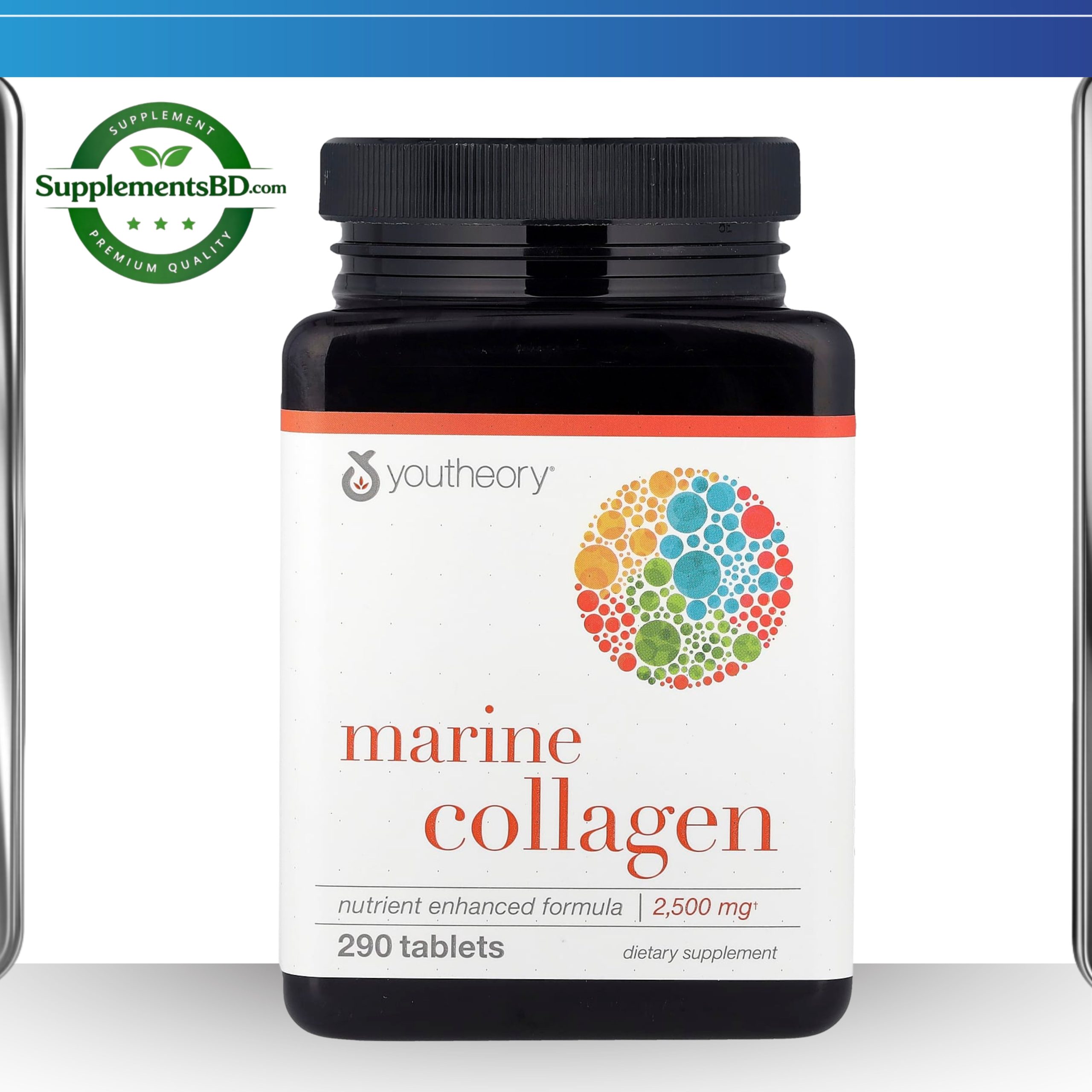 Youtheory Marine Collagen – 2,500 mg – (290 Tablets)
