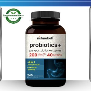NatureBell 200 Billion CFU Per Serving – (240 Veggie Capsules)