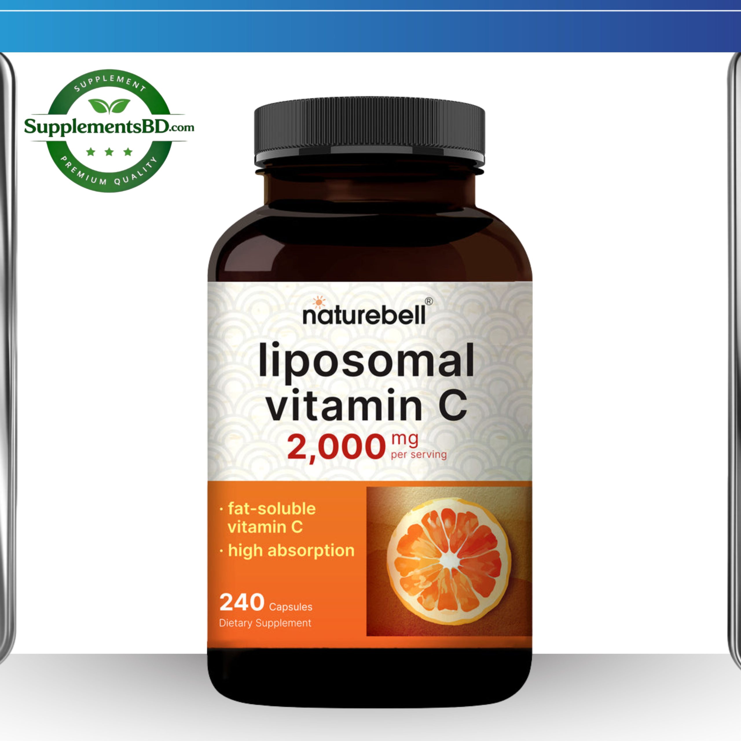 NatureBell Liposomal Vitamin-C 2,000 mg – (240 Capsules)