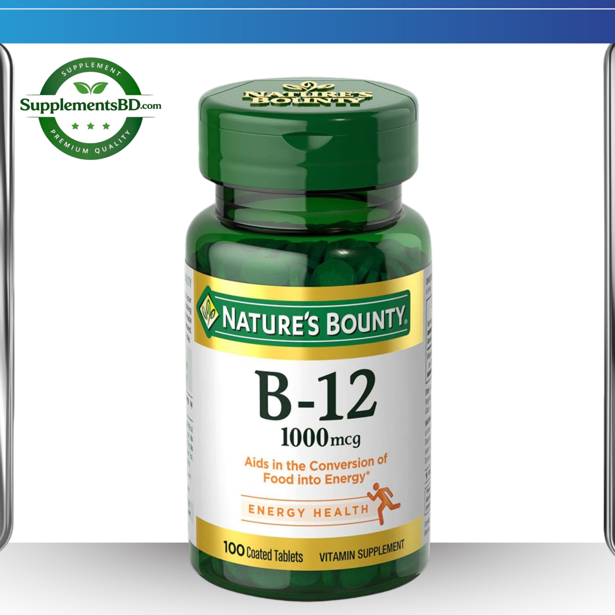 Nature's Bounty Vitamin B12 1000mcg - (100 Tablets)