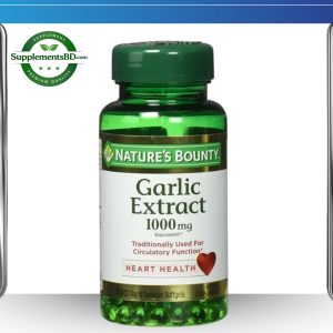 Nature's Bounty Garlic Extract 1000 mg – (100 Softgels)