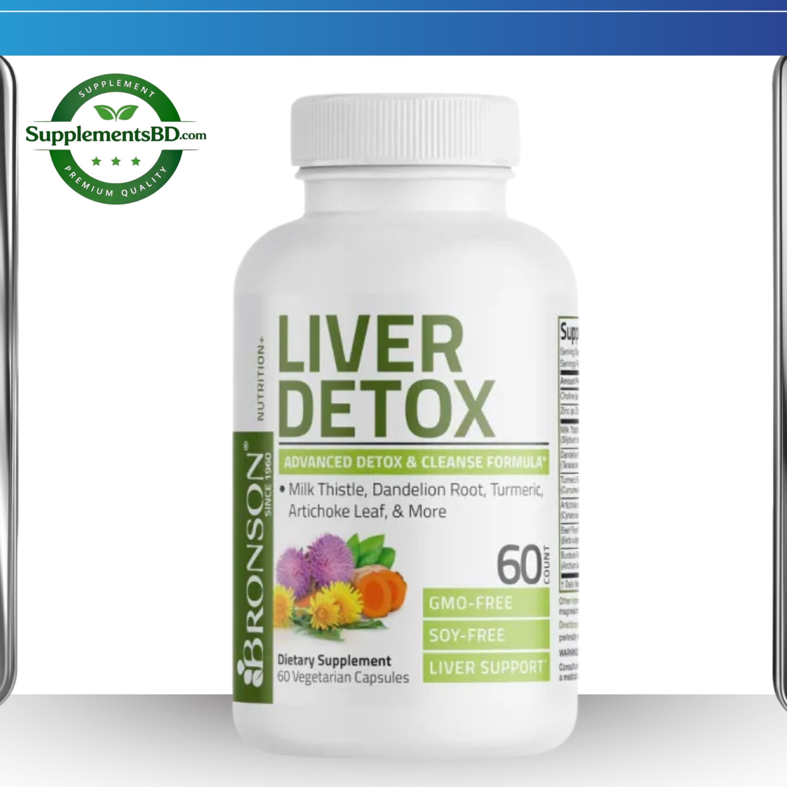 Bronson Liver Detox –(60 veg.capsules)