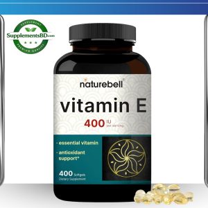 NatureBell Vitamin E Oil Softgels 400 IU – (400 Softgels)