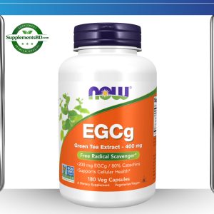 Now Foods EGCg Green Tea Extract 400mg – (180 Veg Capsules)