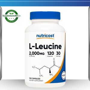 Nutricost L-Leucine 2,000mg – (120 Capsules)