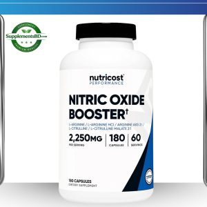 Nutricost Nitric Oxide Booster 2250mg – (180 Capsules)