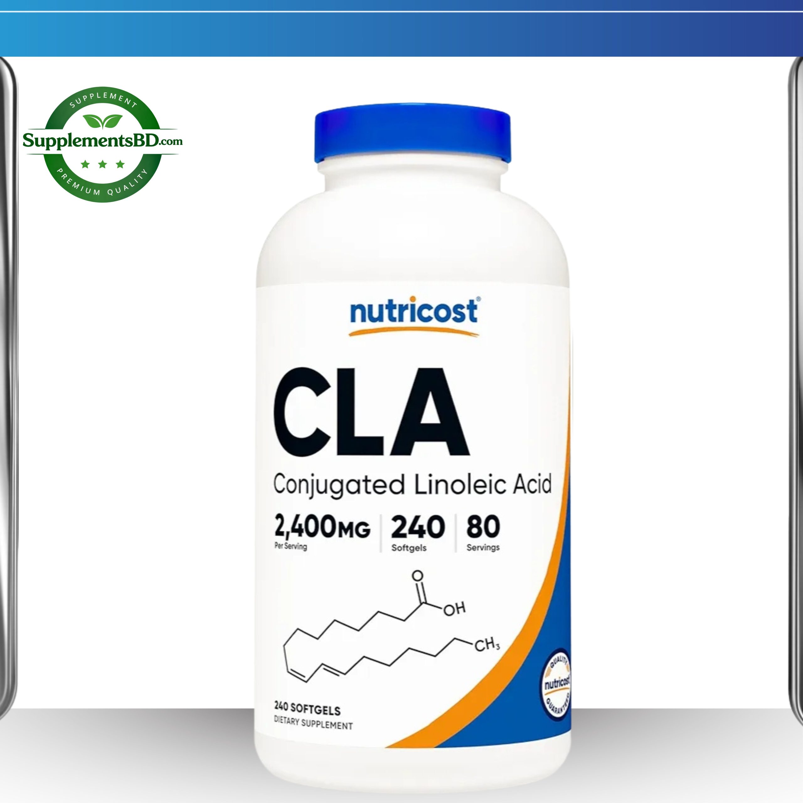 Nutricost CLA (Conjugated Linoleic Acid) 2,400mg-(240 Softgels)