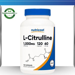 Nutricost L-Citrulline 1000mg-(120 Capsules)
