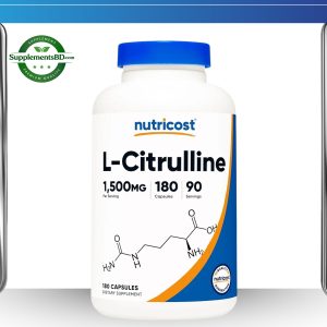 Nutricost L-Citrulline 1500mg-(180 Capsules)