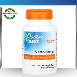 Doctor's Best Nattokinase 2,000 FUs – (90 Veggie Caps)