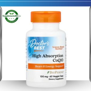 Doctor's Best High Absorption CoQ10 100 mg-(60 Veggie Caps)
