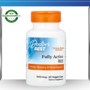 Doctor's Best, Fully Active B12, 1,500 mcg-(60 Veggie Caps)