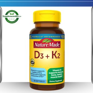 Nature Made D3 + K2 -(30 Softgels)