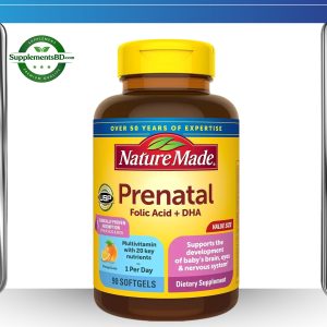 Nature Made Prenatal Folic Acid + DHA – (90 Softgels)