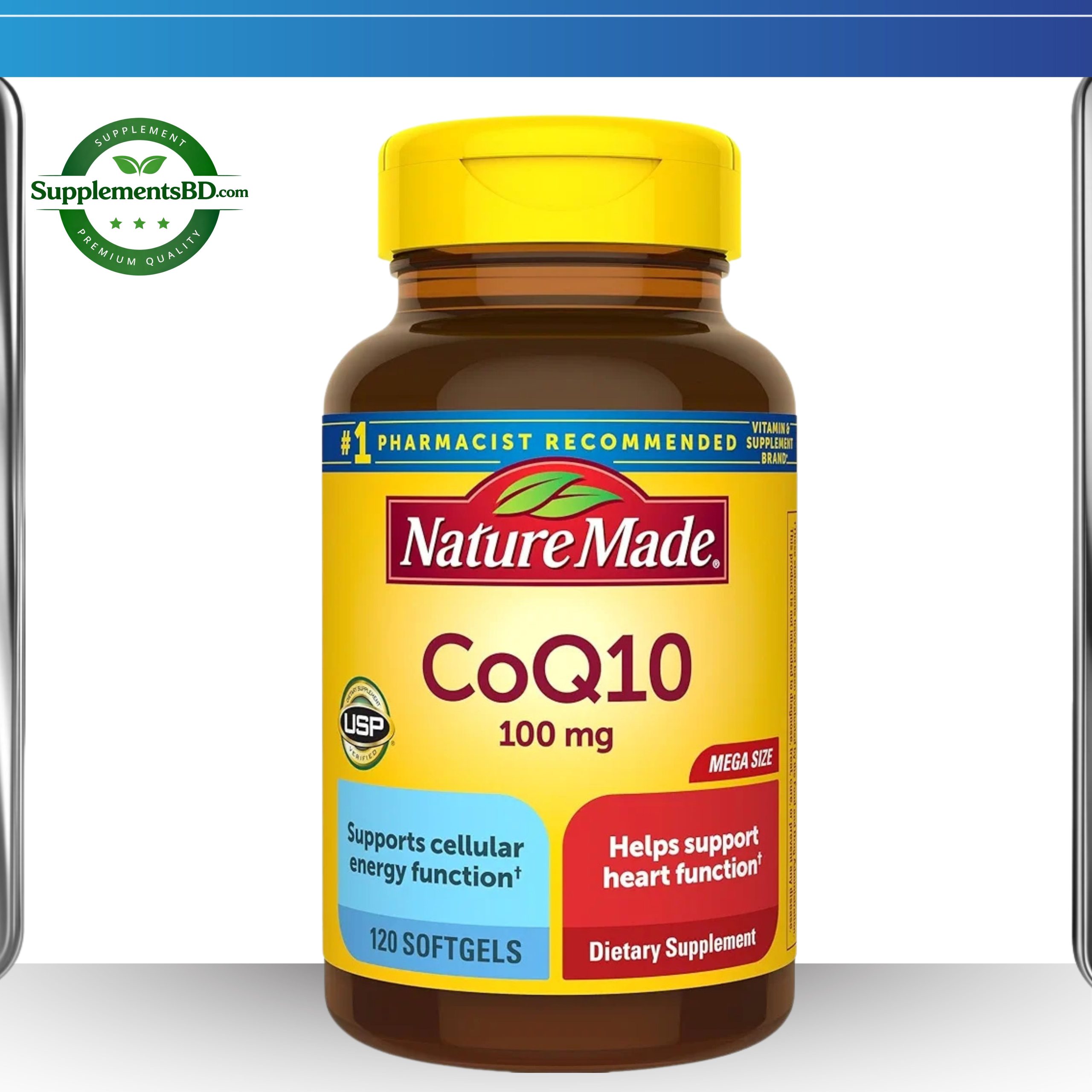 Nature Made CoQ10 100mg-(120 Softgels)