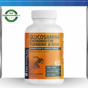 Bronson Glucosamine Chondroitin Turmeric & MSM Advanced Joint & Cartilage Formula - (60 Capsules)