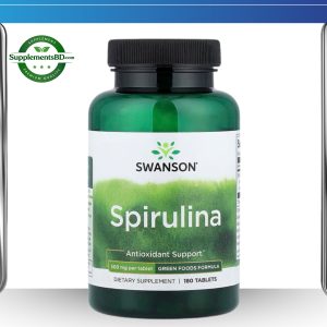 Swanson Spirulina 500 mg-(180 Tablets)